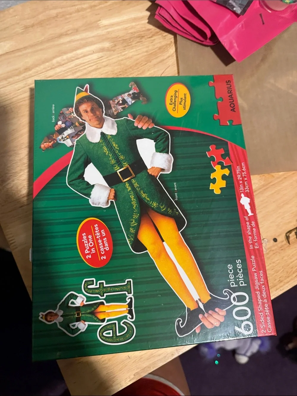 Elf Jigsaw Puzzle - Green and Yellow - 500 Pieces